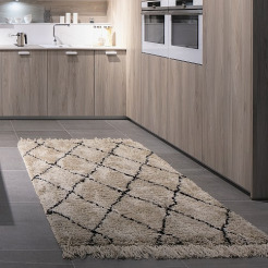 Küchenteppich in einer Küche von Schüller in Greige