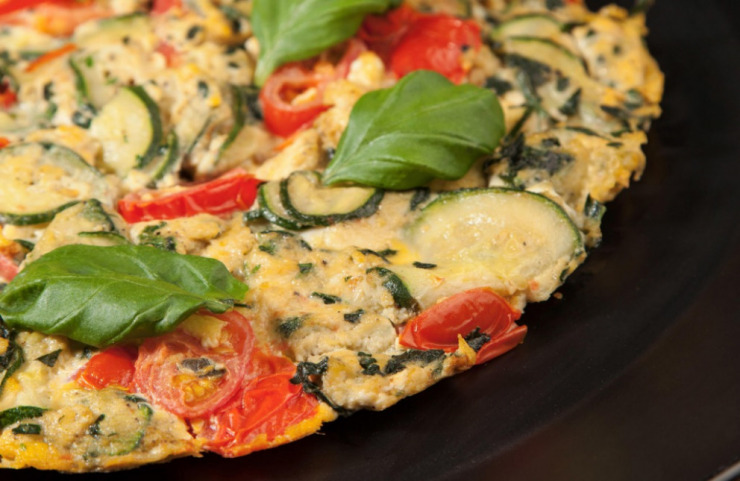 Tomaten-Zucchini-Frittata