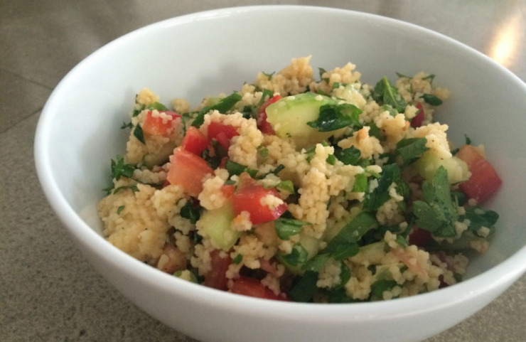 Veganer Couscous-Salat