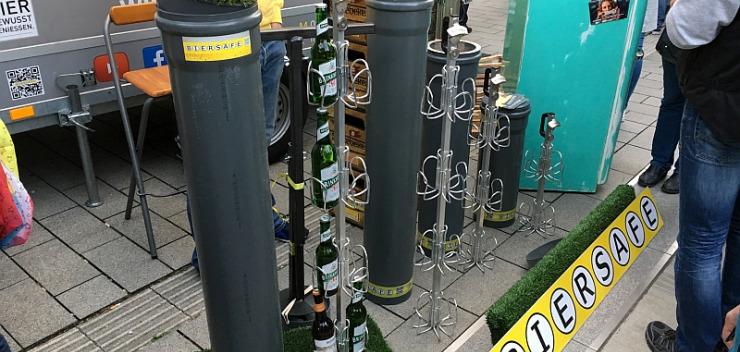 BIERSAFE Apparatur für erdgekühltes Bier