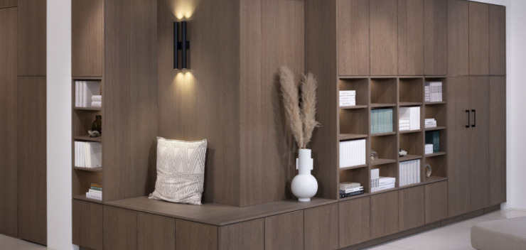 Ballerina Wohnwand dahinter Hauswirtschaftsraum