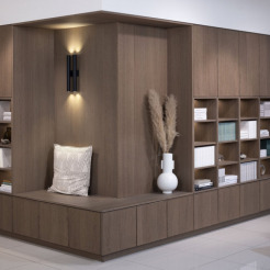 Ballerina Wohnwand dahinter Hauswirtschaftsraum