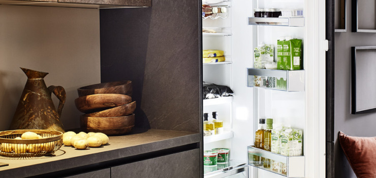 Bosch Kühlschrank in Nobilia-Küche