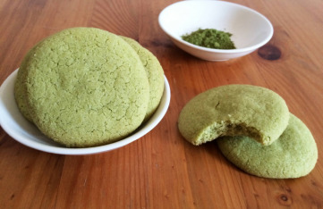 Matcha-Kekse