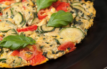 Tomaten-Zucchini-Frittata