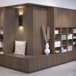 Ballerina Wohnwand dahinter Hauswirtschaftsraum