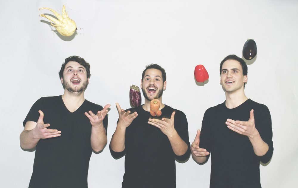 Georg Lindermair, Christopher Hallhuber und Carsten Wille