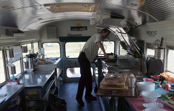 Foodtruck Innenleben