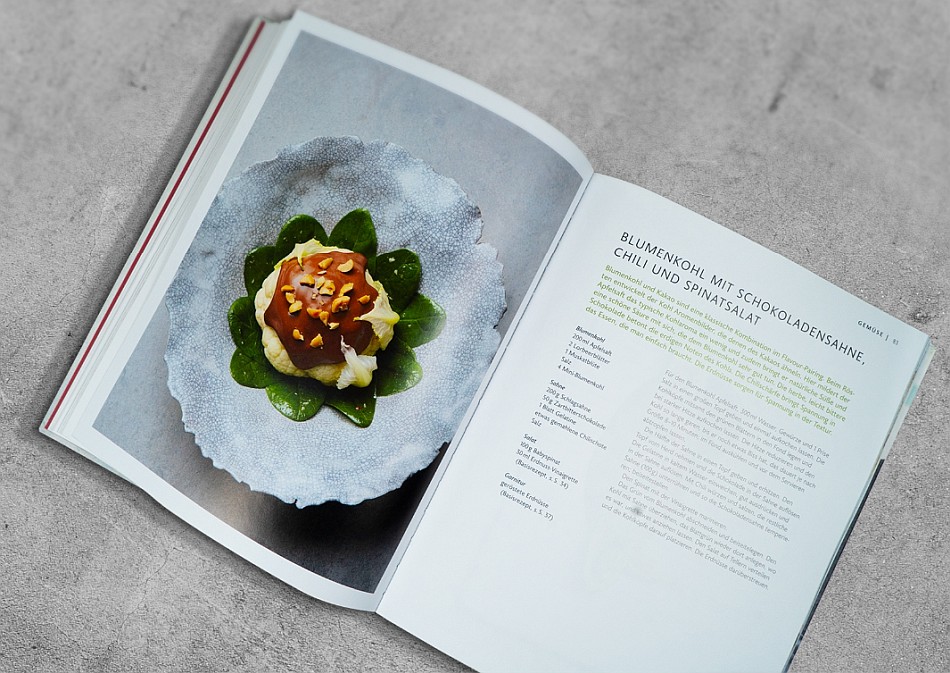 Rezept Blumenkohl mit Schokoladensahne im Buch Aromen - Das Kochbuch