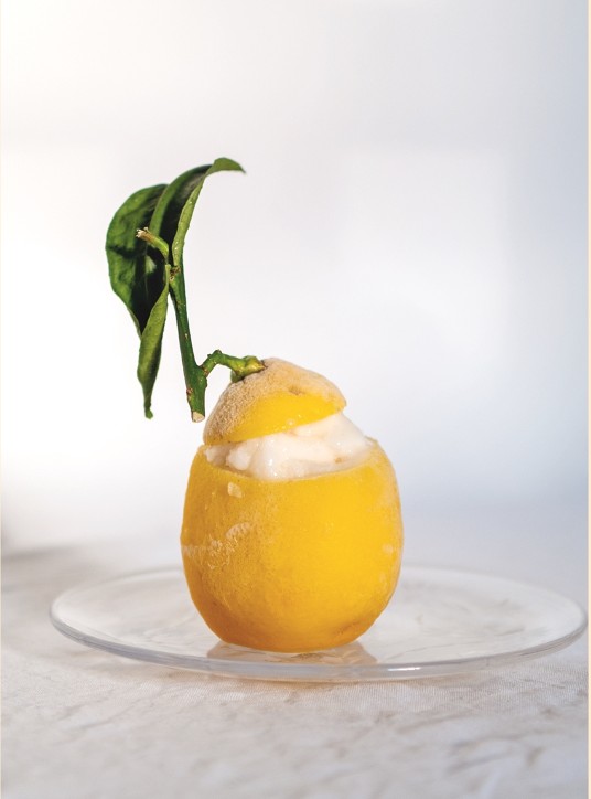 Rezeptbild Zitronensorbet im Buch La Vita e dolce von Letitia Clark