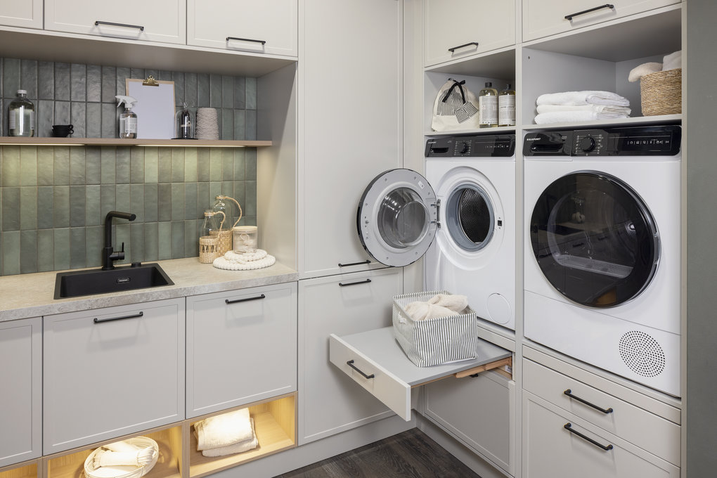 Spüle im Hauswirtschaftsraum