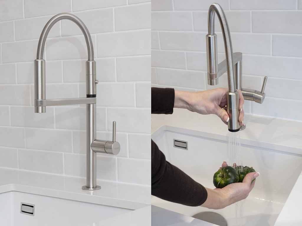 Spiralfederarmatur in der Küche