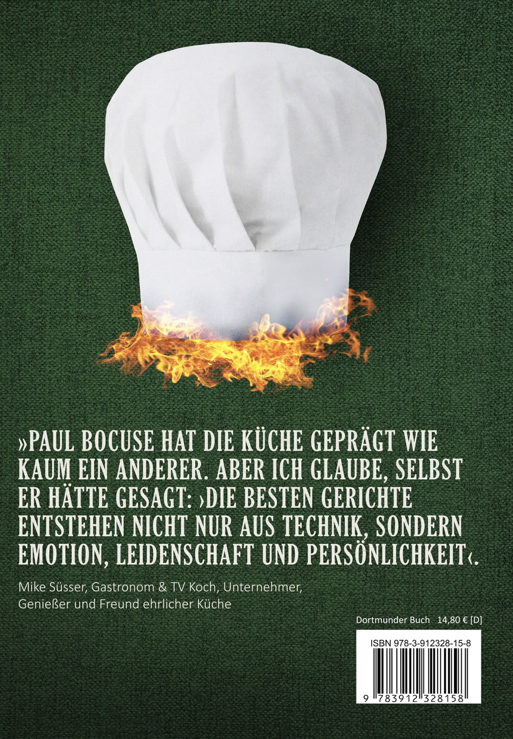 Rückseite Bucheinband Anthologie Wo Bocuse das Amuse Gueule küsste