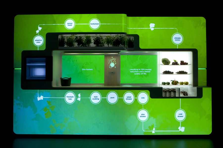 2011 präsentierte Bauknecht auf der IFA sein Küchen-Ökosystem GREENKITCHEN