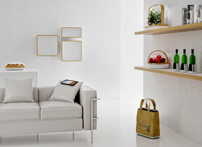 Kernidee von FreshConnect ist die Verwendung von Kühlbehältern, die exakt auf die Bedürfnisse bestimmter Lebensmittel abgestimmt sind. Die Kühlung erfolgt dabei über eine zentrale Anlage. (Foto: Bauknecht Hausgeräte)