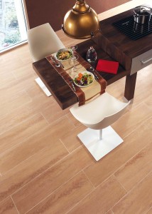 Keramikboden mit Holzoptik